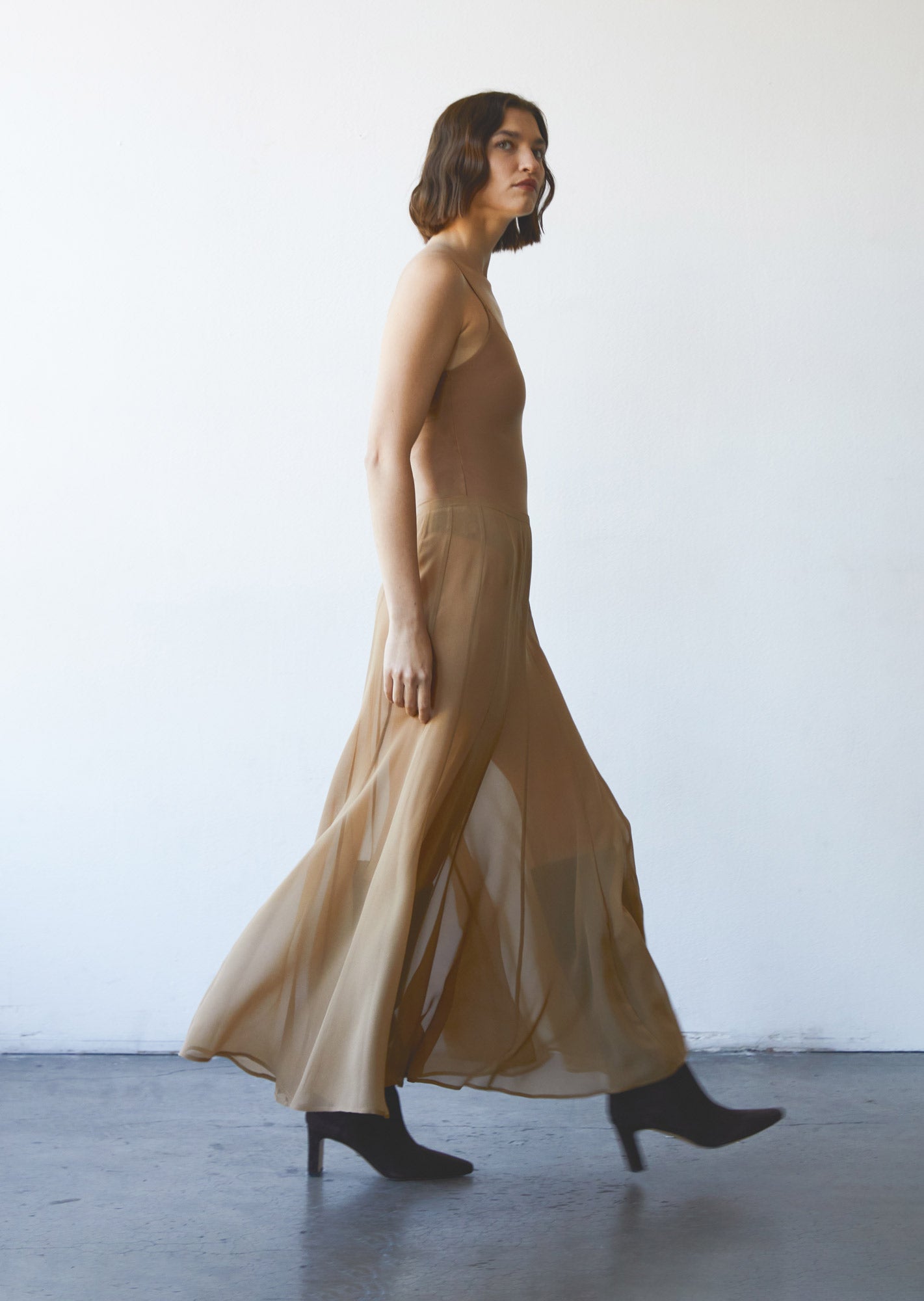 PHEOBE SKIRT in tan