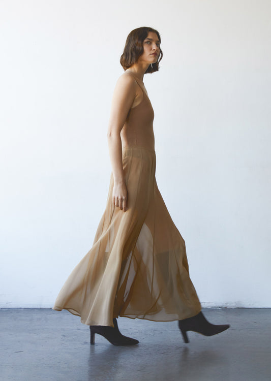 PHEOBE SKIRT in tan