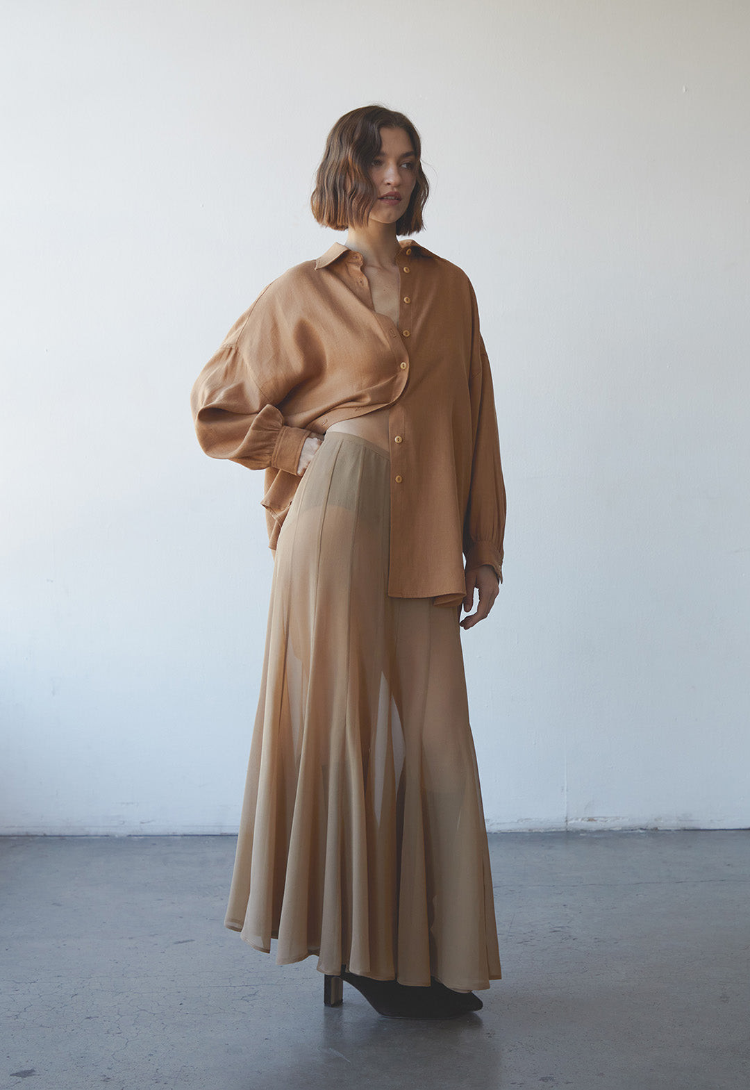 FREYA in caramel brown
