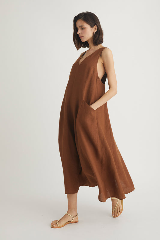 CLEMENTINE in terra brown